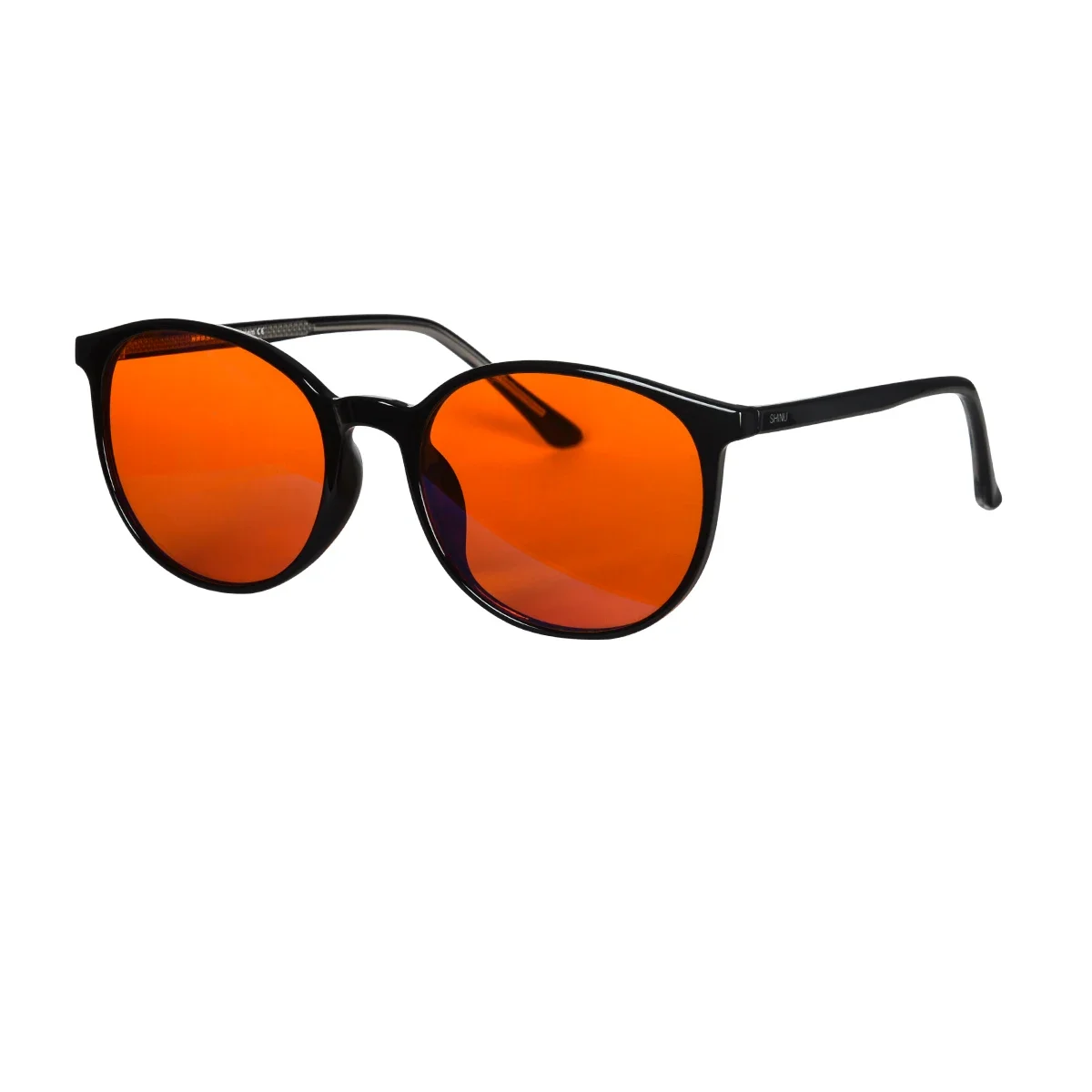 Shinu rote Brille Blaulicht Brille für besseren Schlaf Blaulicht blockierende Brille Orange Gläser Tr90 Frauen Brille sh2022 – Detail 6