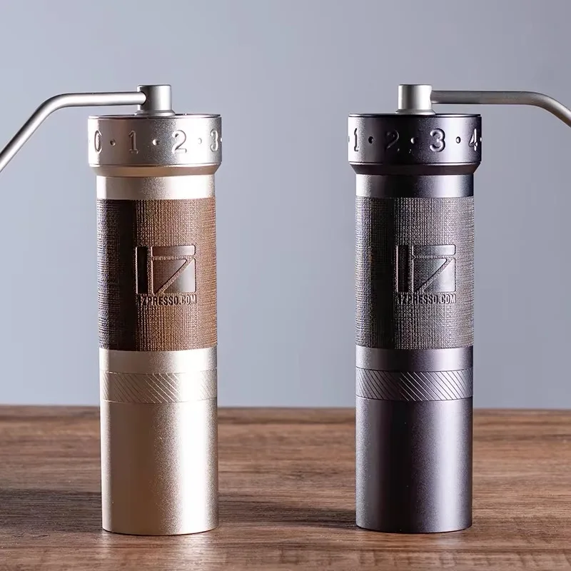 

1Zpresso ZP6 Manual Coffee Grinder 48mm burrs finer adjustment mechanism primarily designed pour-over portable coffee grinder