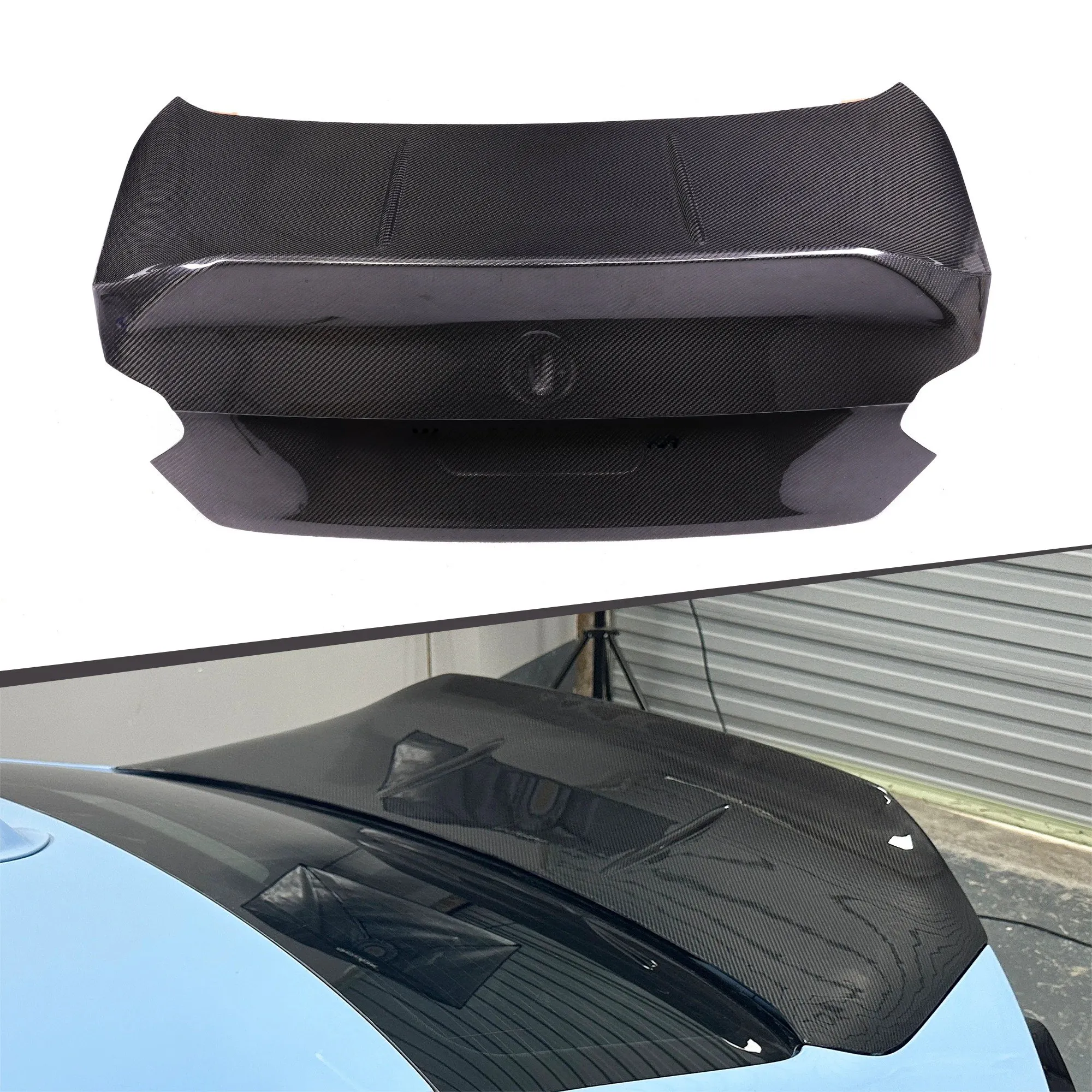 

Csl Type Dry Carbon Fiber Trunk Lid Rear Trunk Cover for G87 M2 2022+