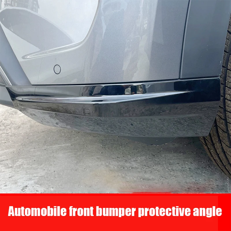 ل BYD ATTO 2 YUAN PRO Yuan Up 2024 2025 تركيب لاصق مادة ABS لزاوية حماية المصد الأمامي للسيارة