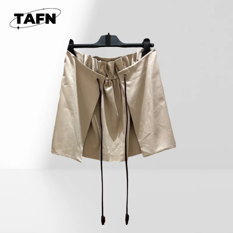 

Повседневная офисная юбка для женщин, однотонная женская юбка миди с высокой талией, облегающая мини-юбка в рубчик с высокой талиейAH1604