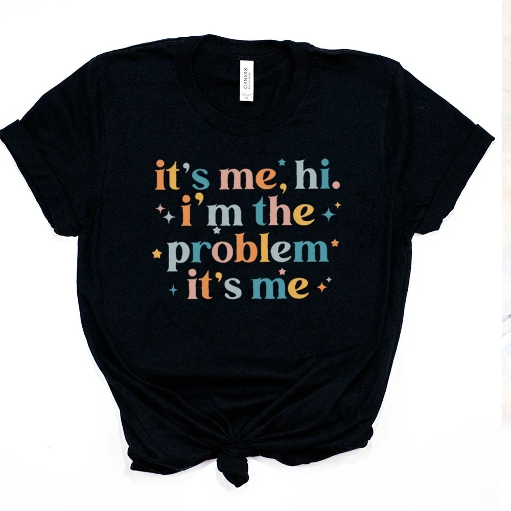 Hi I'm The Problem It's Me T-Shirt Anti Hero Taylor Music Inpired Shirt Meet Me At Midnight Tees Vintage Graphic Tee Fans Tops