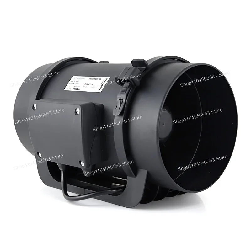 6 Inch EC Fan Inline Silent Duct Fan with Free Speed Controller, Energy Saving Ventilation for Grow Tents HVAC