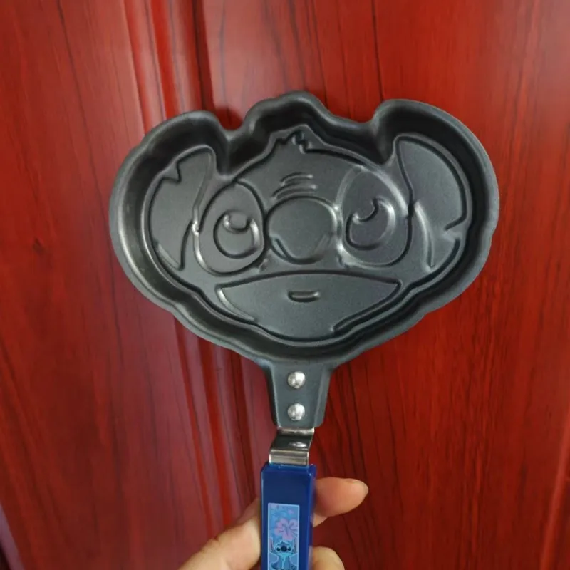 أنيمي ديزني غرزة الاطفال الإفطار القلي وعاء ميكي ماوس الشكل أدوات مطبخ البيض عجة قالب غير عصا مقلاة لعبة طفل