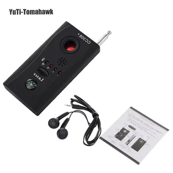 Anti-Spy RF สัญญาณ Bug เครื่องตรวจจับกล้องซ่อนสําหรับ Security Alarm, เลเซอร์กล้องวิดีโอ Wiretap เลนส์ GSM Spy อุปกรณ์ Finder