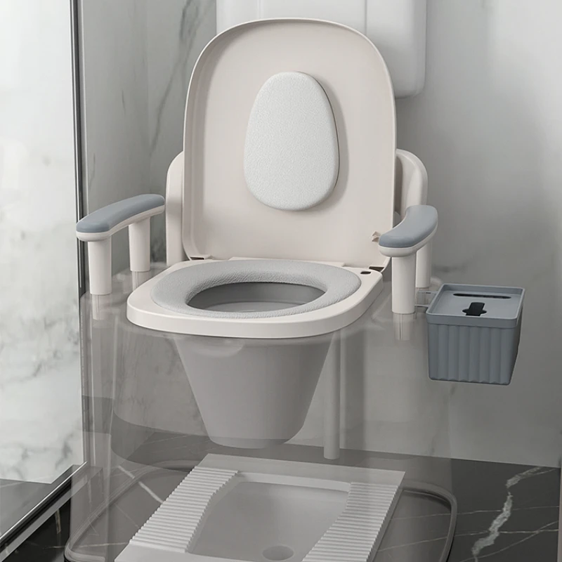 Pregnant women squat   toilet to sit  side squat pit,   toilet chair  elderly at home can be moved