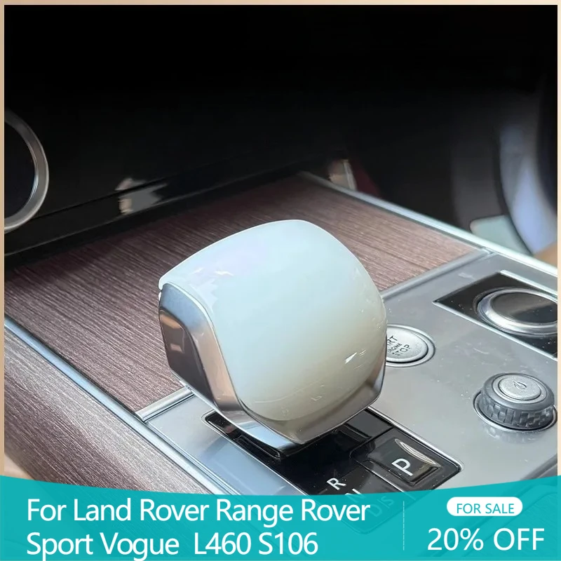 Crystal Gear Handle Cover Gear Head Sticker Accessories for Land Rover Range Rover Sport Vogue L460 S106 2023 2024 2025