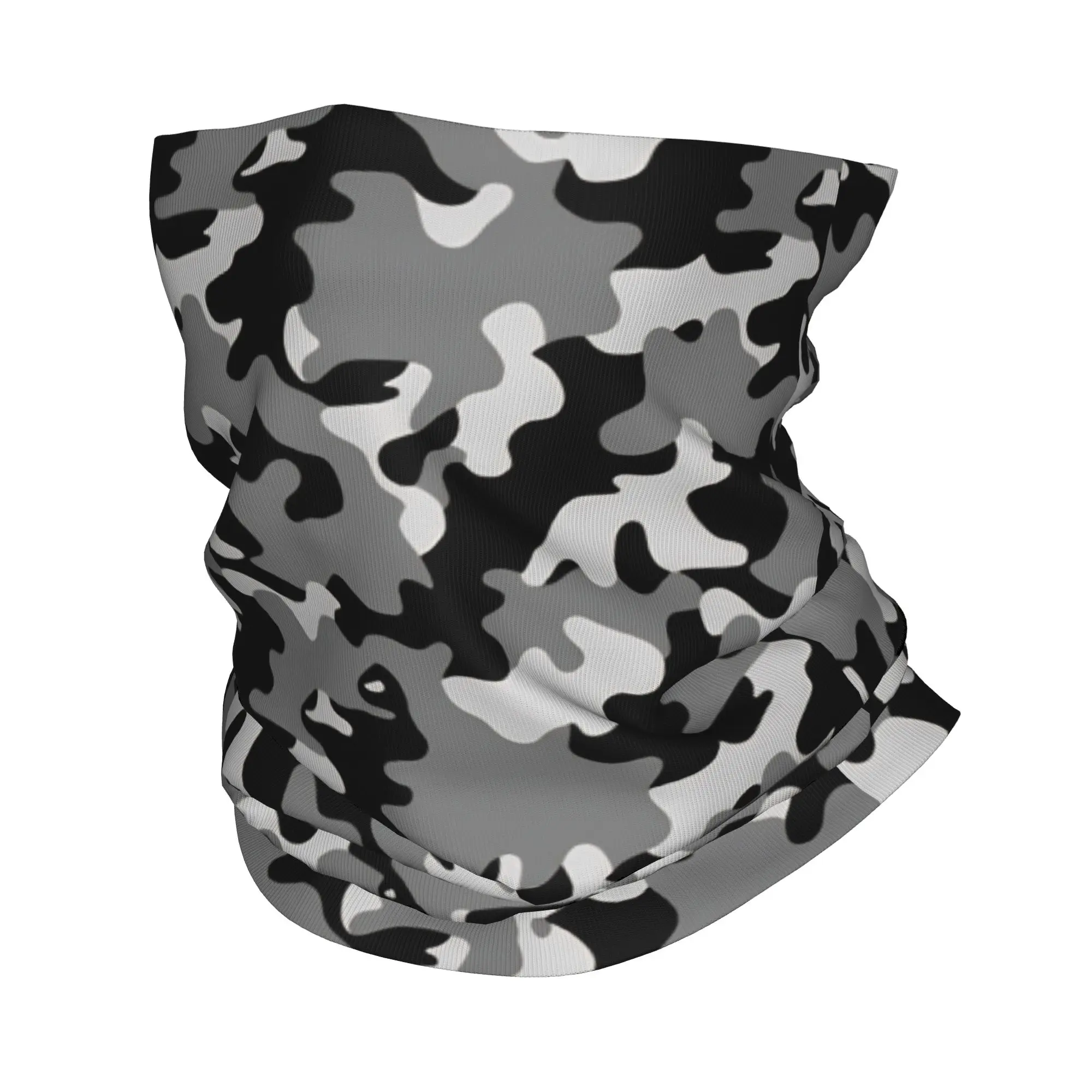 

Камуфляжная стильная черная оранжевая камуфляжная бандана на шею, маска с принтом, шарф, теплая повязка на голову для спорта на открытом воздухе, унисекс, для взрослых, ветрозащитная