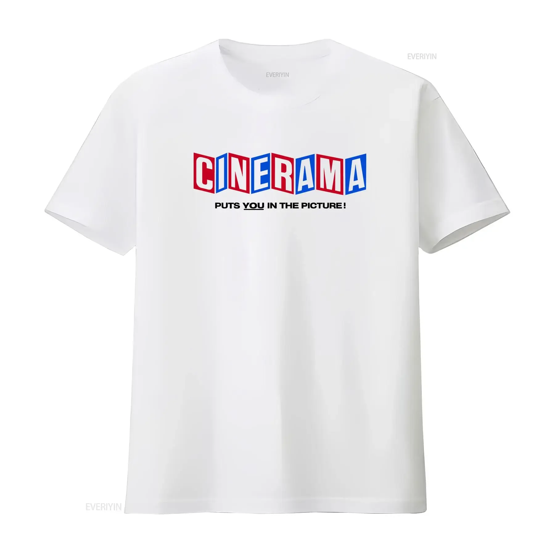 Cinerama Retro Movie Theater Logo T Shirt Widescreen Format Design for Film Lovers vintage Washed graphic Comfortable Versatile