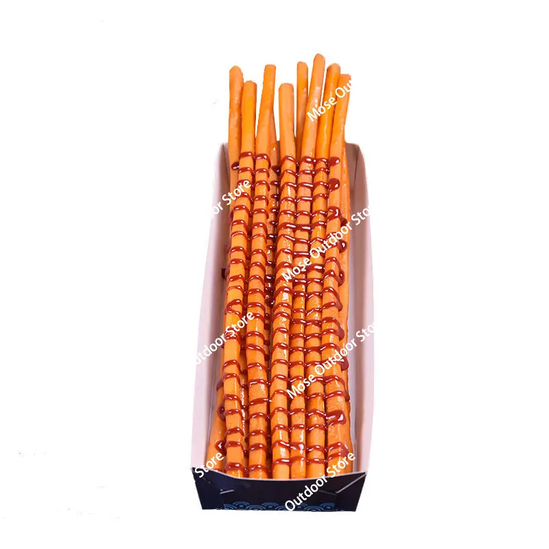 

Super long boss French fries model Internet celebrity large French fries sample props