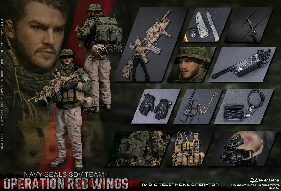 1/6 Action Figures Model DAMTOYS DAM78081 Operation Red Wing US
