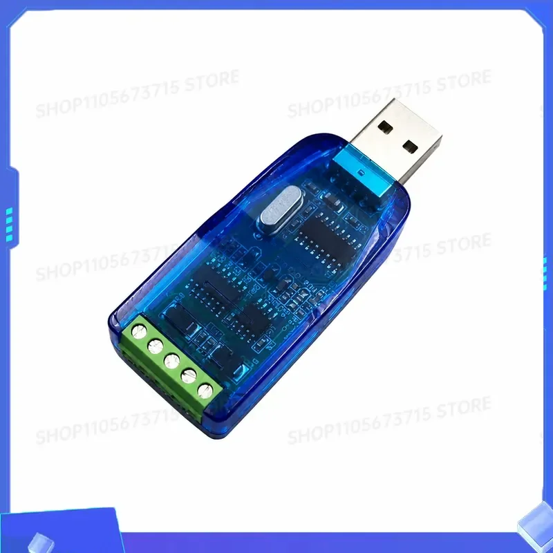 for USB to RS485 Serial Adapter CH340 Industrial 5V Output 15KV ESD 600W Surge TVS Anti-Reverse Protection for Windows Linux