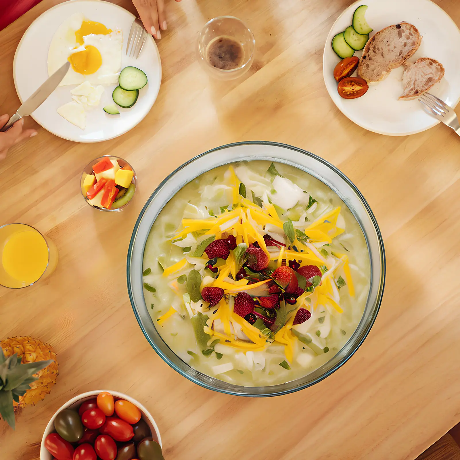 

Round Glass Casserole Dish Clear High Borosilicate Glass Pot Deep Covered Cookware Even Heat Distribution Stewing Boiling