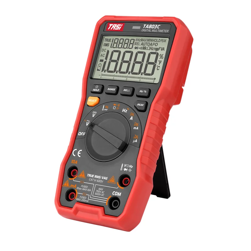 TA803A/TA803B/TA803C Digital Multimeter Auto/Manual Range Profesional Ture RMS AC DC NCV Precise Smart Multimetr Voltag Tester