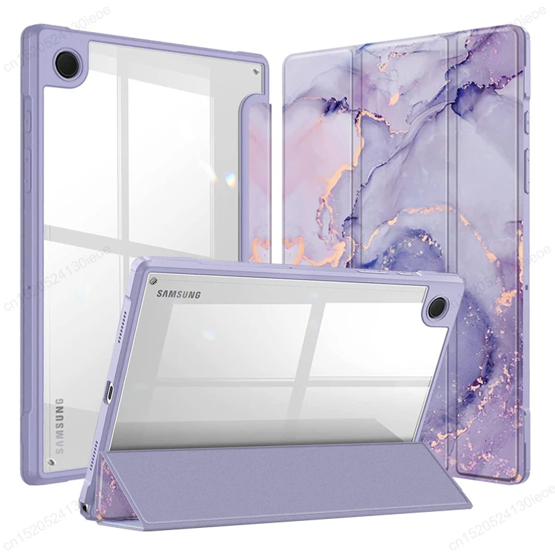 For Samsung Galaxy Tab A9 Plus 11 inch 2023 Case Acylic Transparent Back Tablet Cover For Tab A9 8.7