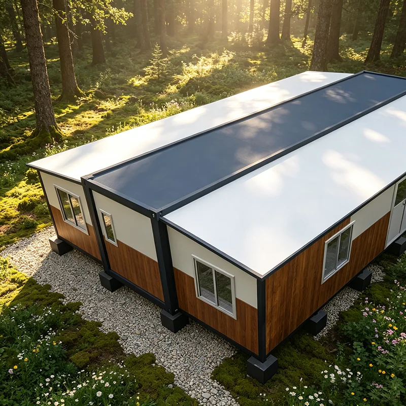 Container House Luxury Glamping Cabin Complete Furnished For Campsite Airbnb Business