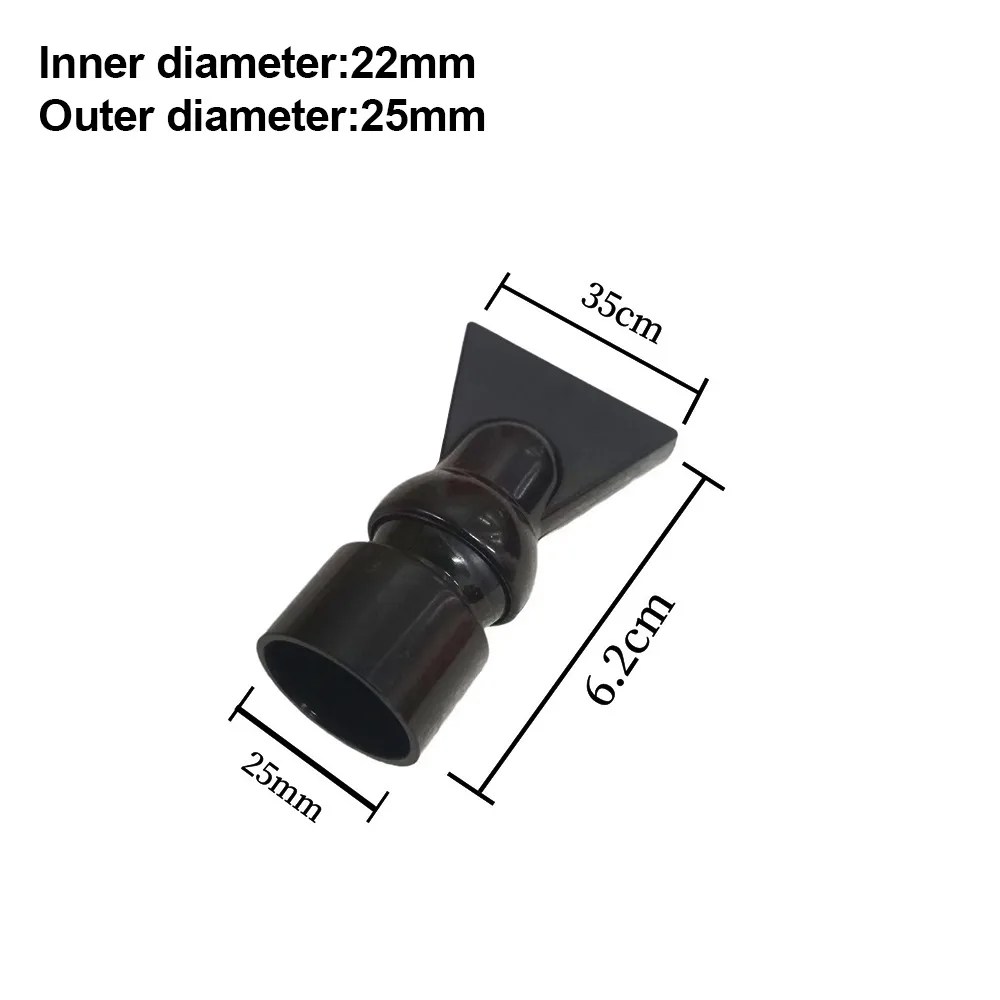 1Pcs Plastic Aquarium Duckbill Nozzle Black Rotating Water Outlet Fish Tank Water Outlet Adjustable 360 Degree