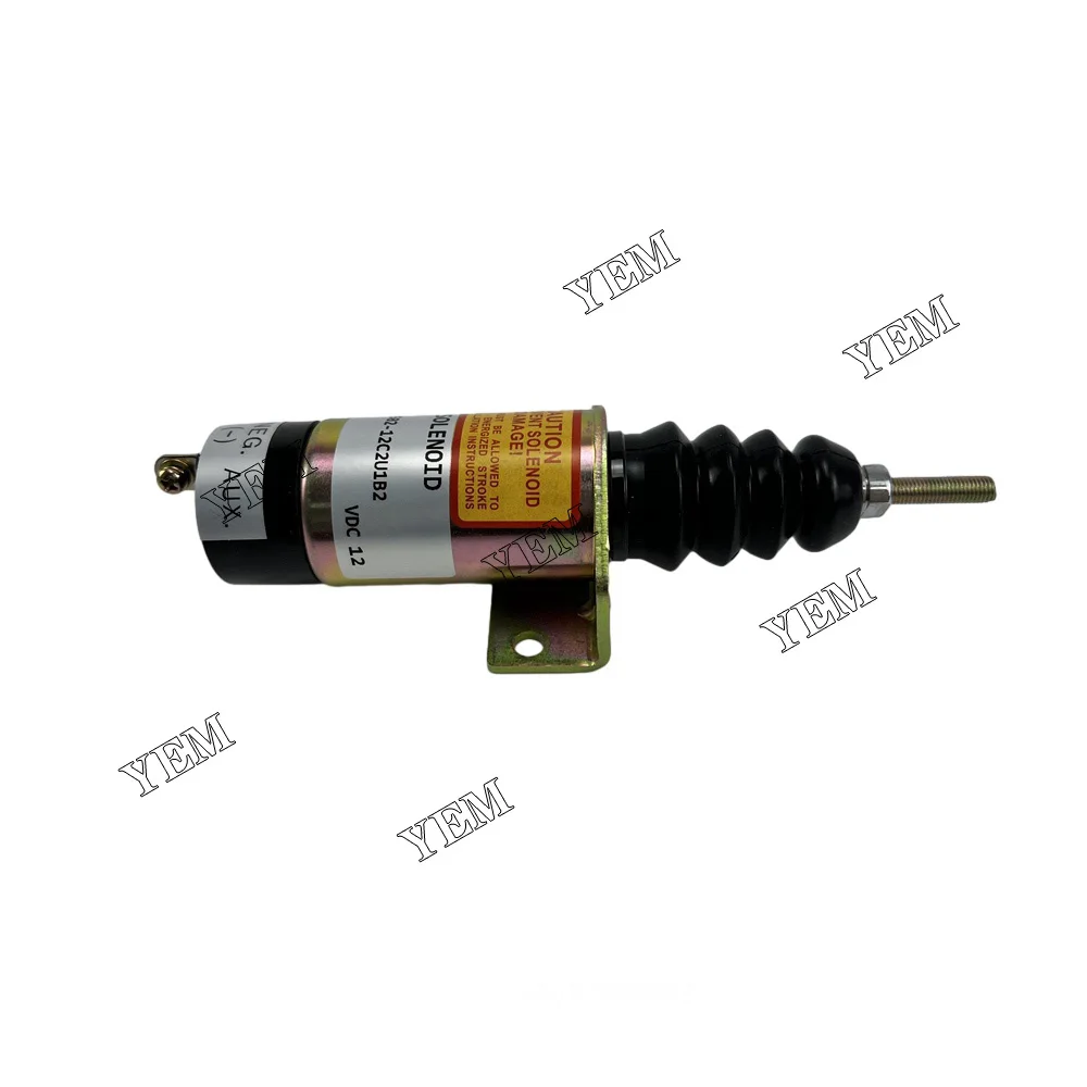 

Fuel Shutdown Solenoid 1502-12C2U1B2 YK239-12V For Kubota Excavator Forklift Diesel Engine