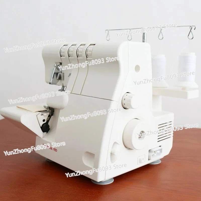 644 Household Electric Edge Locking Machine, Four Wires with Dense Copy of Fungus Leaf Lace