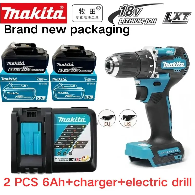 Batterie Makita 18V 6,0Ah pour outils électriques Makita BL1830 BL1830B BL1840 BL1840B BL1850 BL1860B, batterie au lithium de remplacement