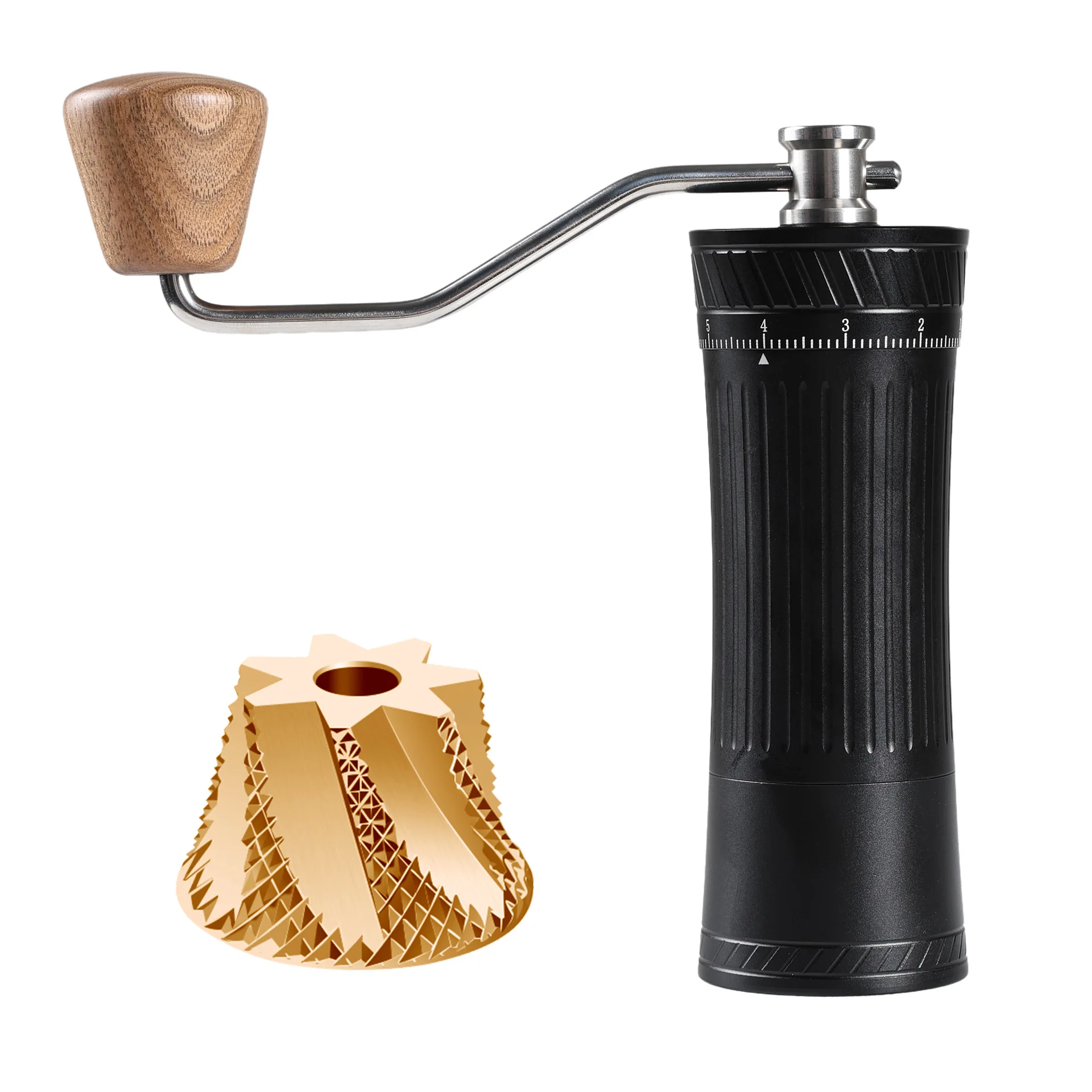 

Easy Adjusted 35g Capacity Big Manual Coffee Hand Grinder Titanium Conical Burr Household Coffee Grinders