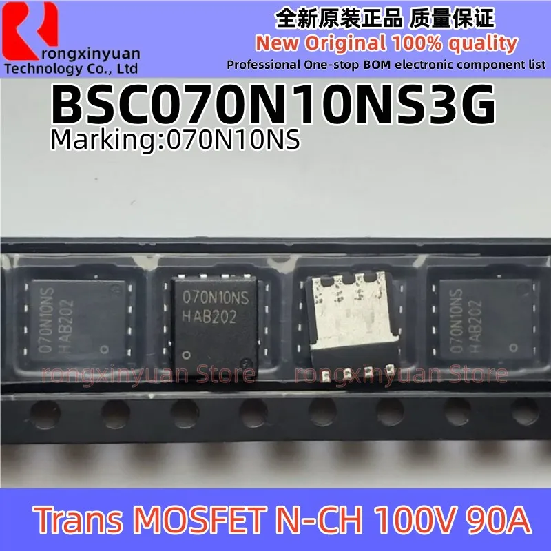 Novo Original 100% 100% BSC070N10NS5 070N10N5 BSC070N10NS3G 070N10NS TDSON-8 BSC070N10NS5ATMA1 BSC070N10NS3G BSC070N10NS