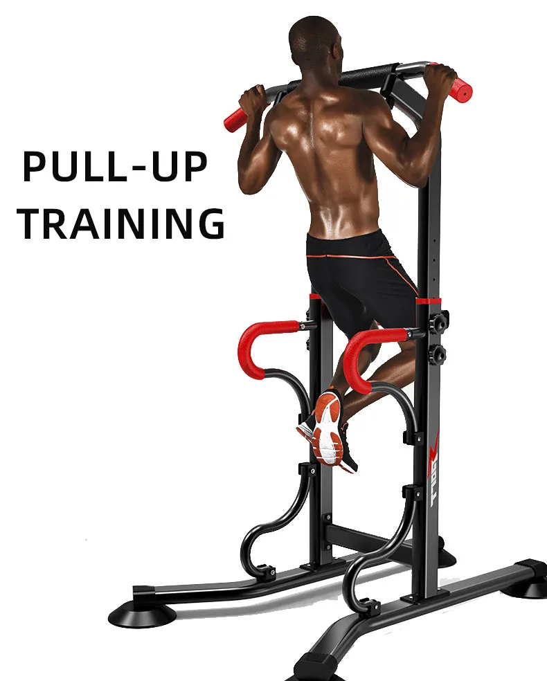 New Arrival Home Use Fitness Standing Pull up Bar Power Tower Dip Station Chin up Exercise Power Tower