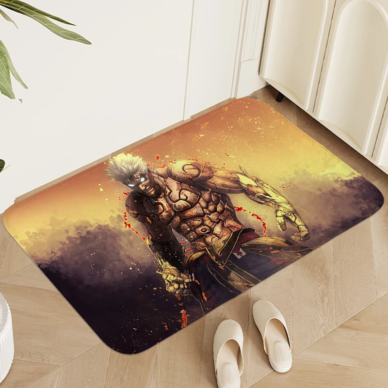 Rug for Bedroom Asura's Wrath House Interior Entrance Mat Living Room Floor Carpets Washable Non-slip Kitchen Bathroom Rug