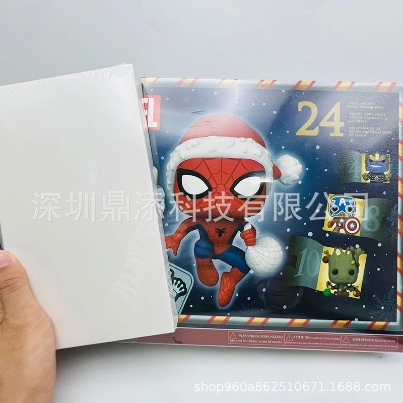 In magazzino nuovo calendario dell\'avvento Disney Marvel calendario natalizio 24 tasche popolari regali di capodanno per bambini amici e compagni di