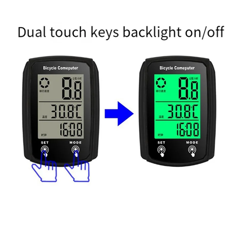 

A99I-Bicycle Computer Bike Computer Waterproof Speedometer Odometer Cycling Stopwatch Bicycle Accessories