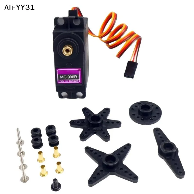 1 Set 180/360 Degree Digital Model Aircraft Vehicle Robotic Arm Steering Servo SG90 MG996R Metal Standard Servo