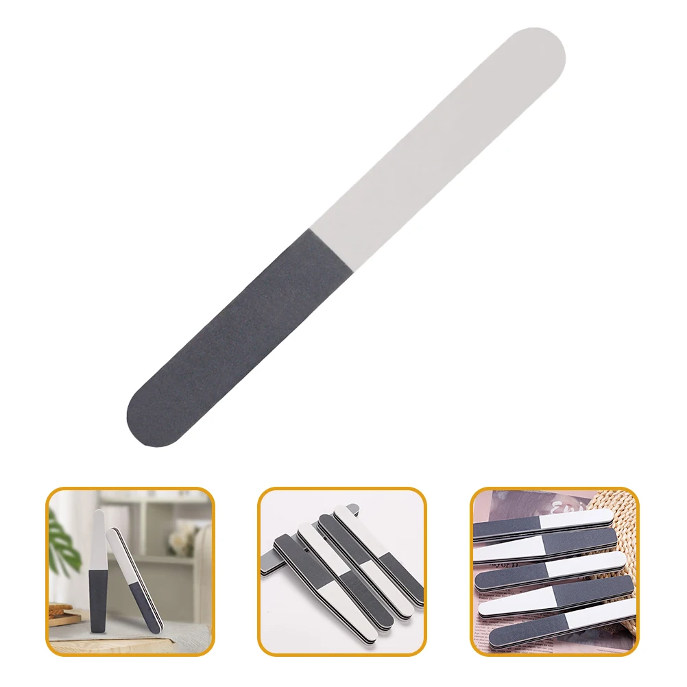 

12pcs Black Polishing Strip Sponge S Nail Files Manicure Supplies Efficient Practical Tools For Nail Art Salon Home Use