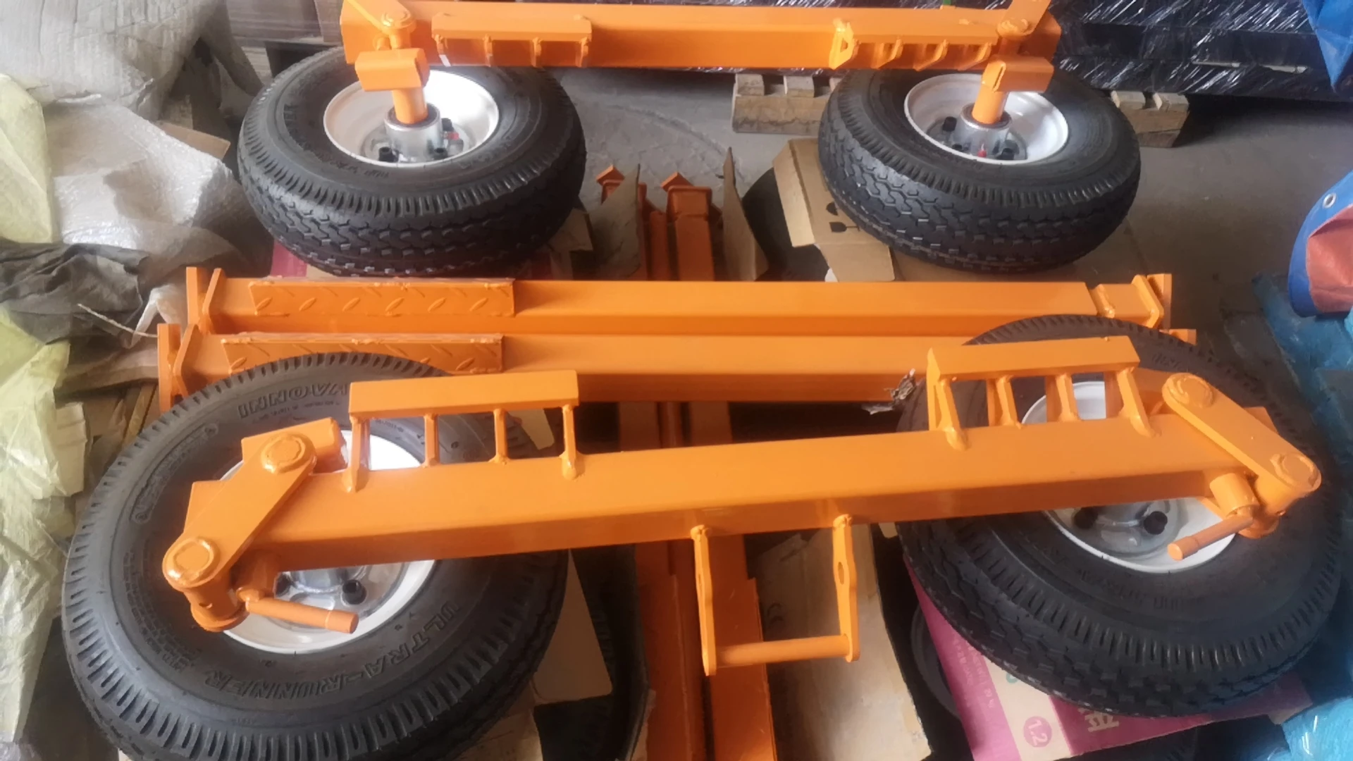 سيارة جاك مركبة المحرك سحب دوللي العالمي تتحرك أداة عجلة سحب مقطورة 12 أدوات إصلاح السيارات الصلب #5