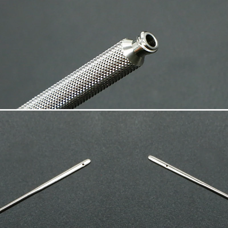 Facelift Surgery Face Guide Needle With Hole Stainless Steel Puncture Facial Peeler Wire Carving Large V Buried Wire Guide - Chi