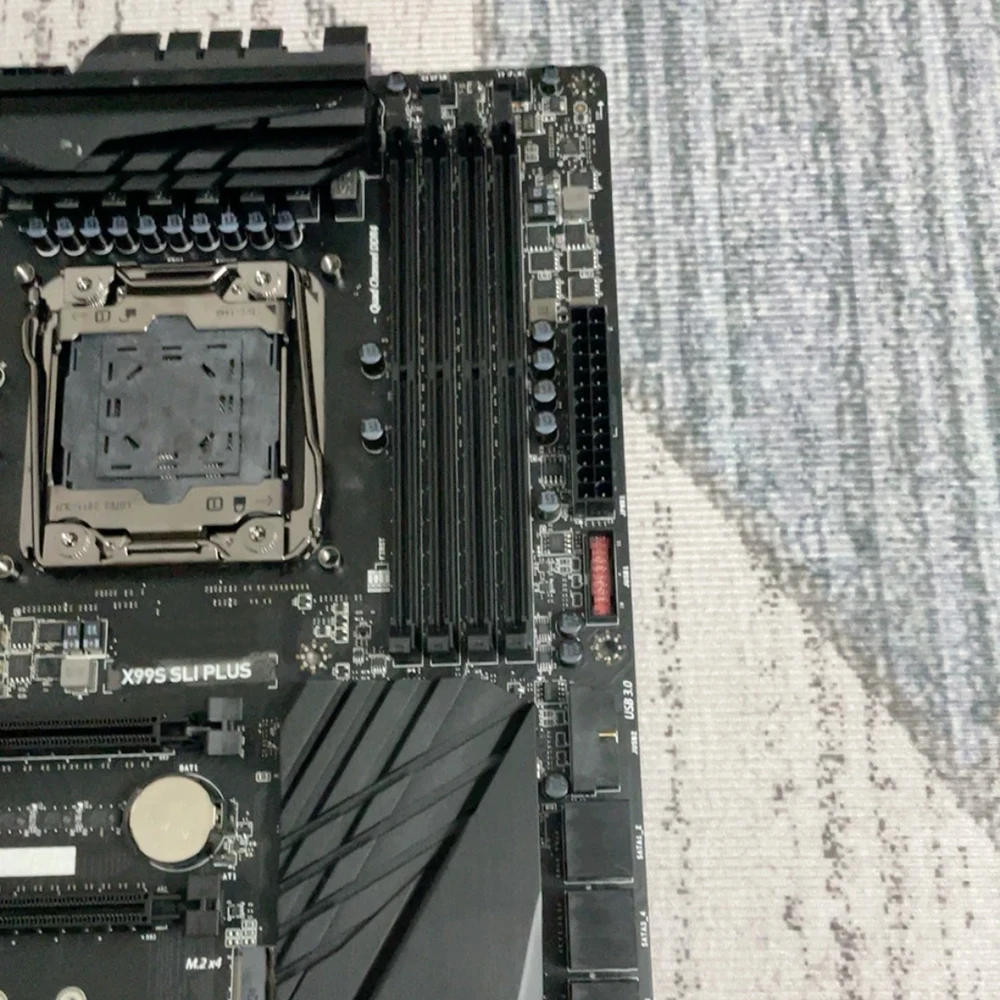 

X99S SLI PLUS For Msi LGA2011-3 DDR4 128G M.2 SATA3 USB3.0 PCI-E 3.0 ATX Desktop Motherboard