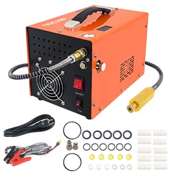 NUOGE 110V/220V Built-in Power Supply PCP Air Compressor 4500Psi 30Mbar Air Pump Waterless High Pressure for Submersible Bottles