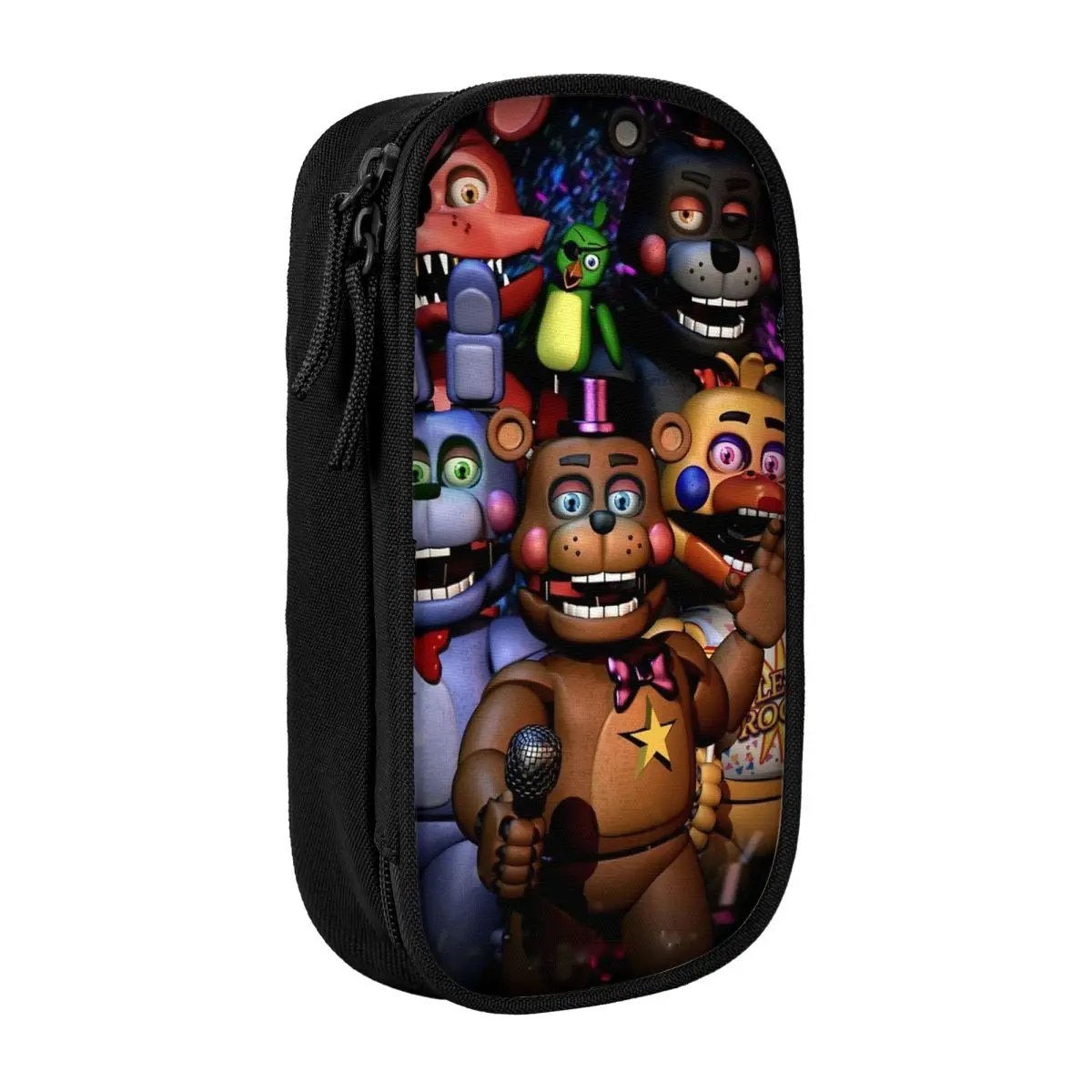 Fnaf Roxanne-estuches para lápices de juego de infracción de seguridad, portalápices, bolsa para estudiantes, útiles escolares de gran capacidad, estuches para lápices cosméticos