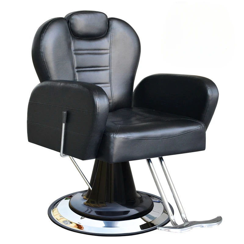 

Pedicure Barber Chair Makeup Retro Barbershop Adjust Vanity Hairdressing Chair Professional Vanity Chaise Salon Furniture XR50XY