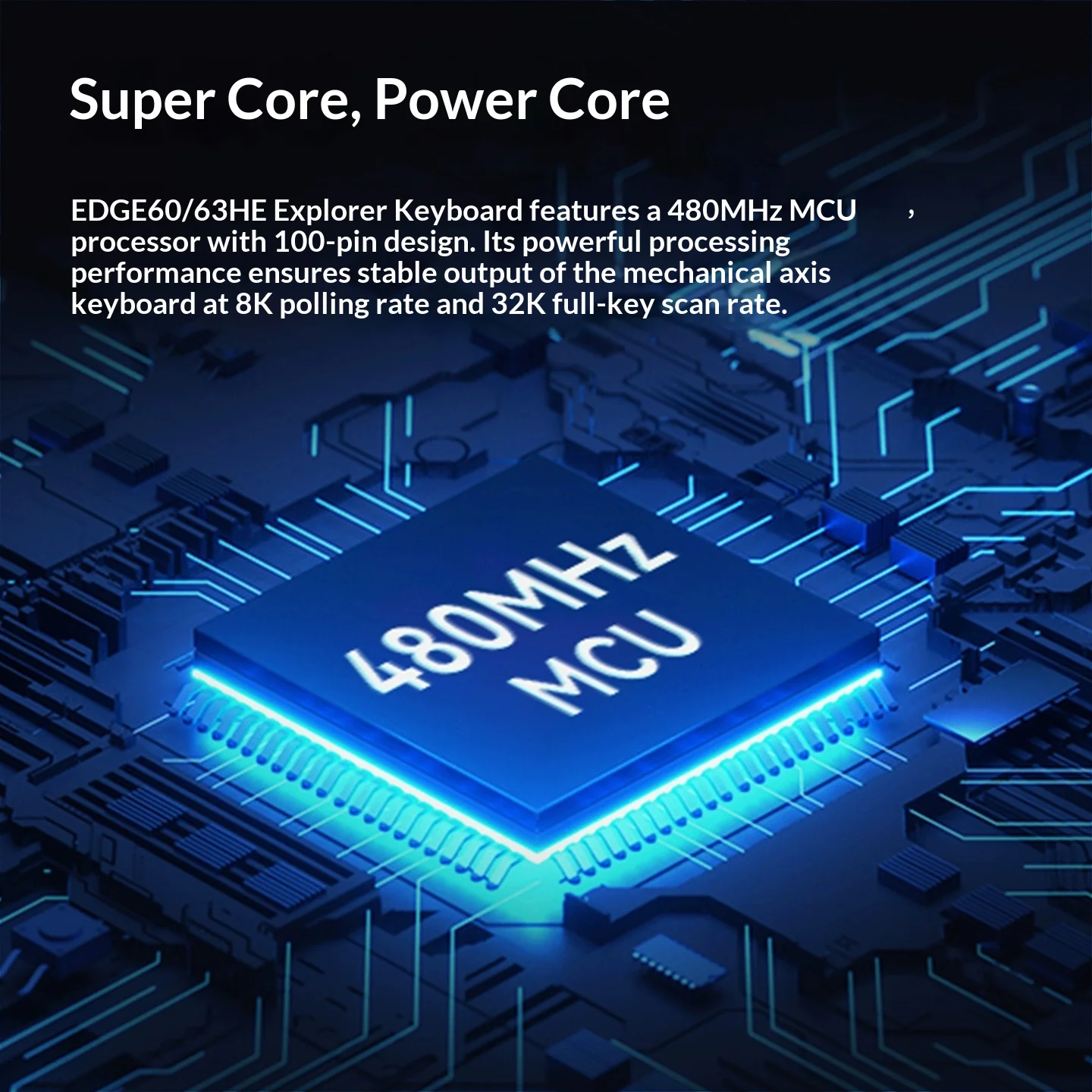 Atk EDGE60/63HE لوحة مفاتيح الألعاب اللاسلكية مفتاح مغناطيسي ذو علامة تجارية مشتركة ثلاثة أوضاع اتصال بلوتوث للكمبيوتر والمكتب