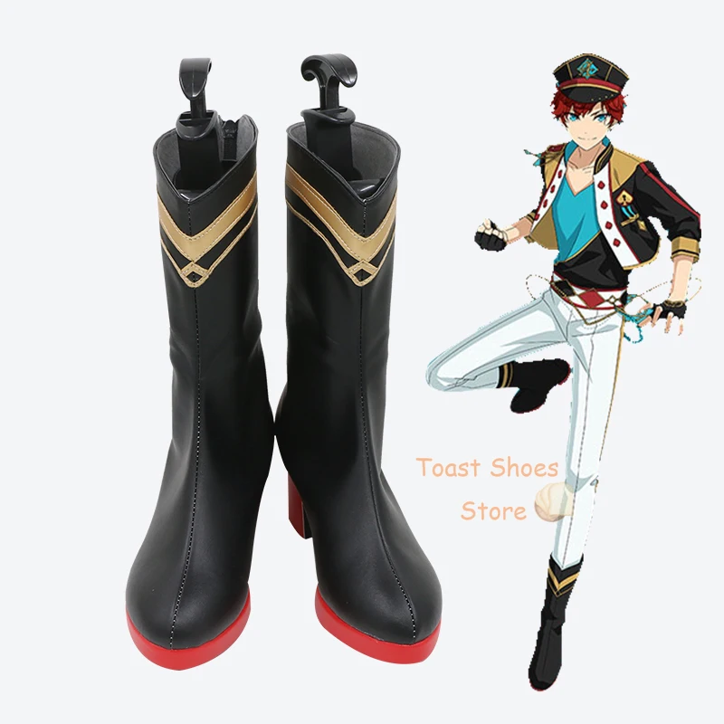 Anime Ensemble Stars Amagi Hiiro Cosplay Shoes Comic Anime Game Role Play for Con Halloween Cosplay Costume Prop Cool Shoes