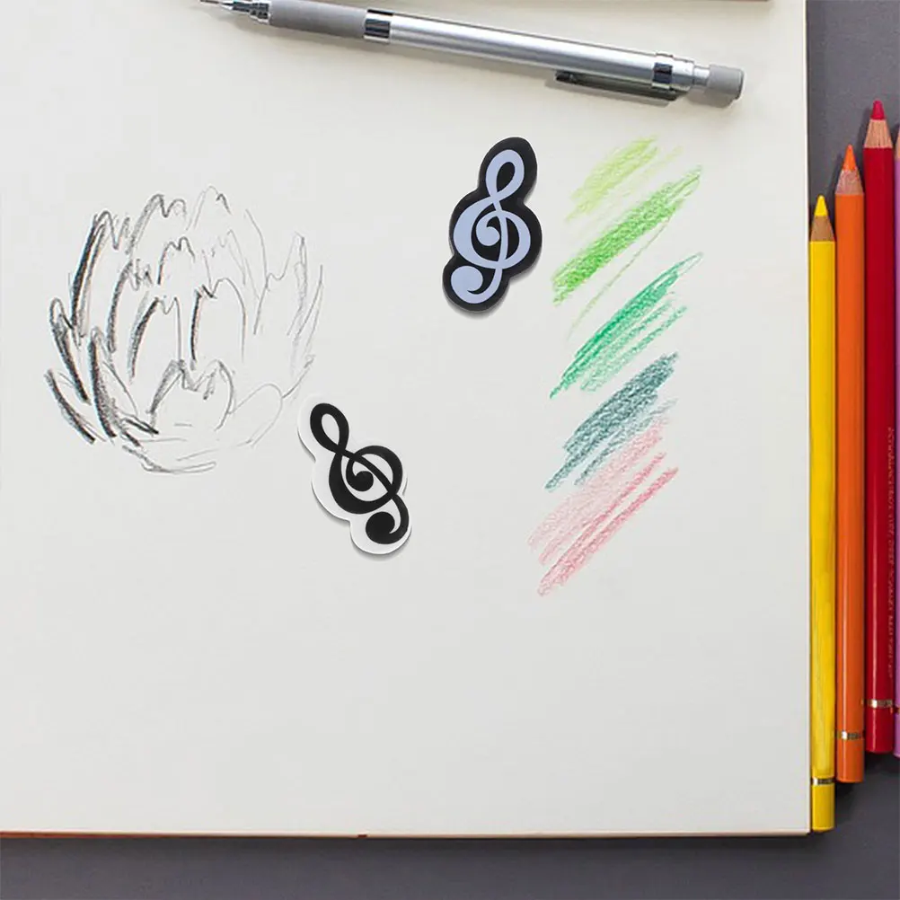 

30Pcs Mini Musical Note Erasers Delicate Design for Toddlers and Small Kids Drawing Small Erasers Eraser Cute School Supplies