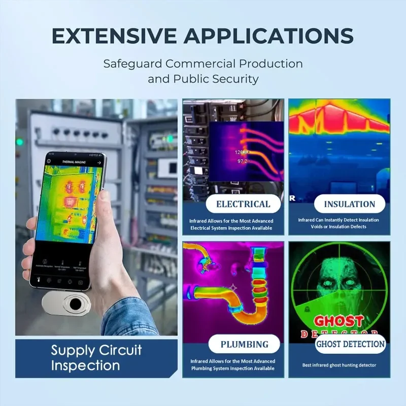 NF-583S Mobile Phone Thermal Imaging, Infrared Floor Heating Thermal Imaging Night Vision Device