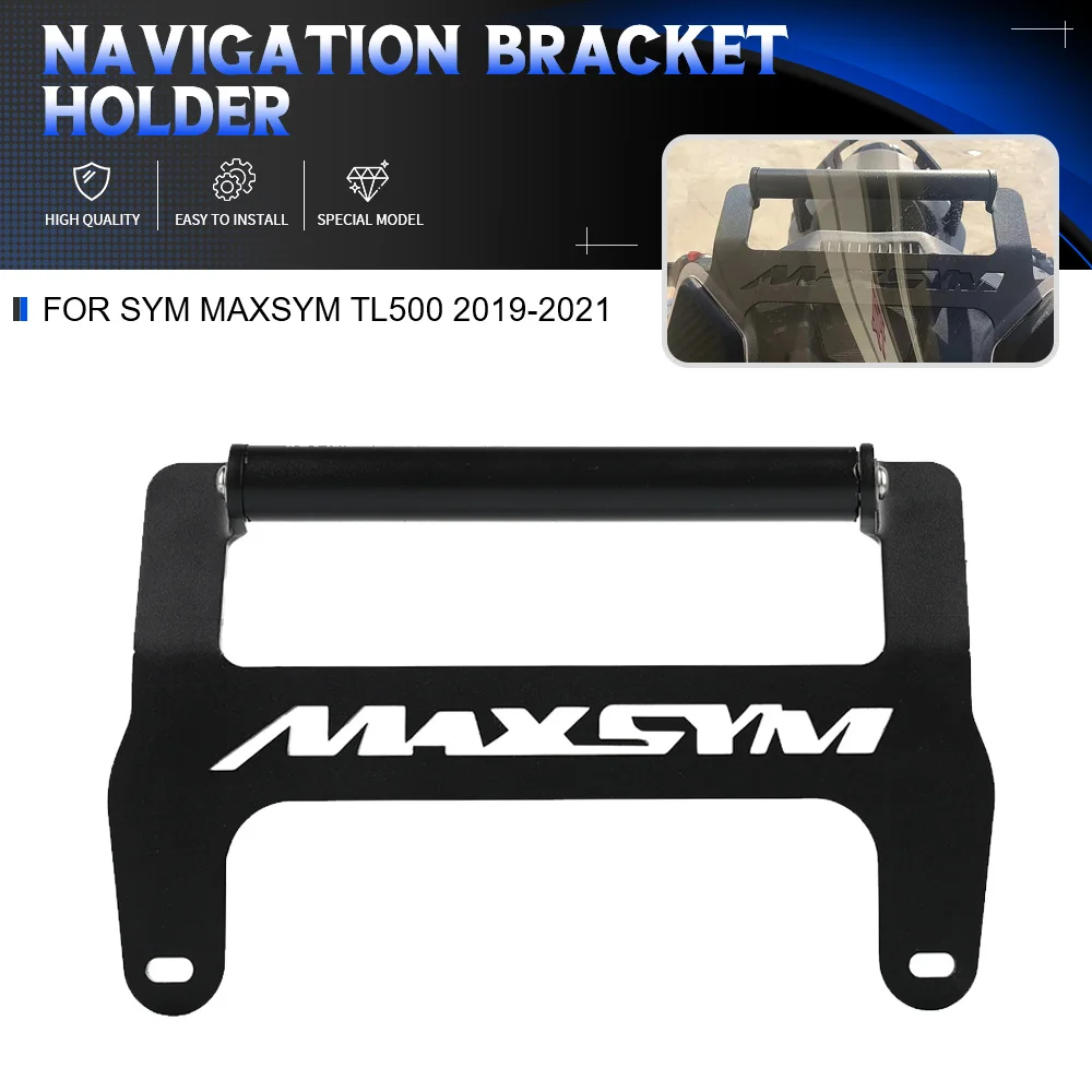 

For SYM MAXSYM TL500 TL 500 2019-2021 2020 New Navigation Bracket Motorcycle GPS Navigator USB Charging Phone Holder