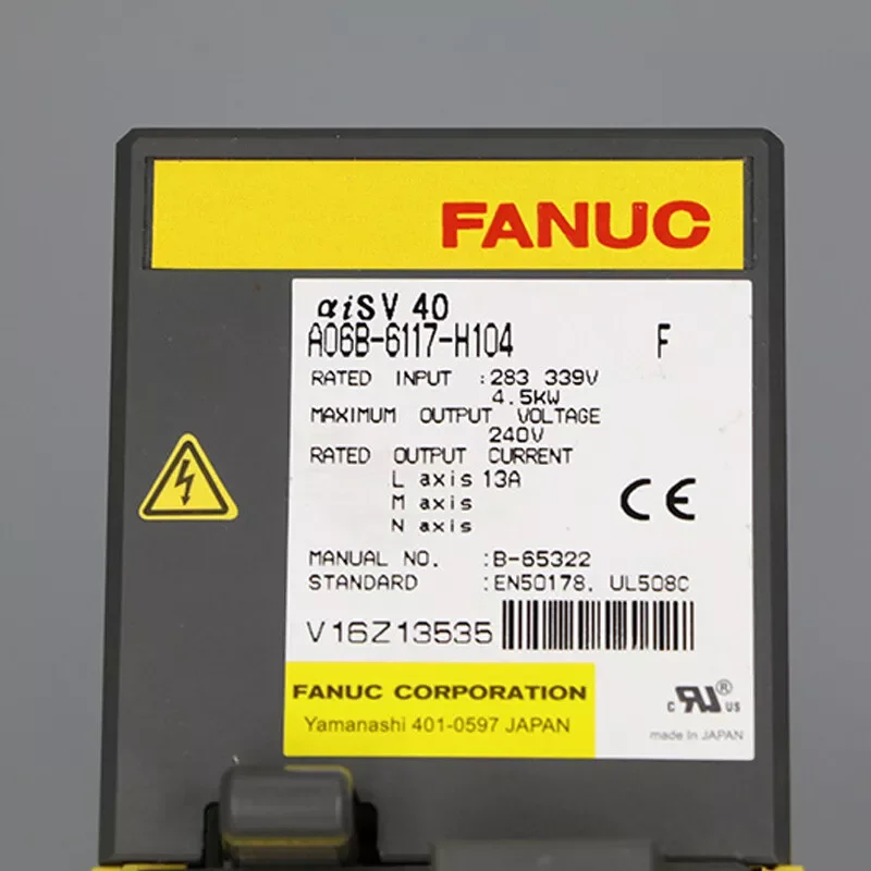 A06B-6117-H104 FANUC Servo Drive Amplifier Module Tested Ok A06B6117H104