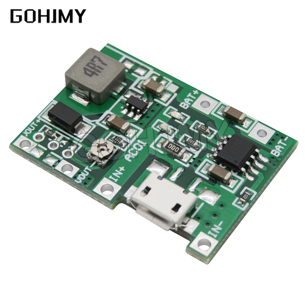 Lithium Li-ion 18650 3.7V TO 5V2A 4.2V Battery Charger Board DC-DC Step Up Boost Module Integrated Circuits