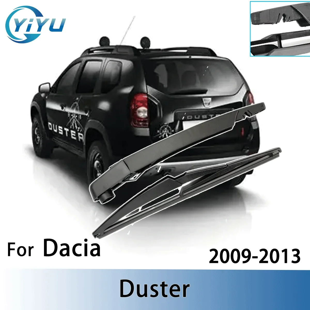 1/2 Stück Heckscheibenwischerblatt Wischerarm-Set für Dacia Duster 2009-2013 Windschutzscheibenwischer Bürsten