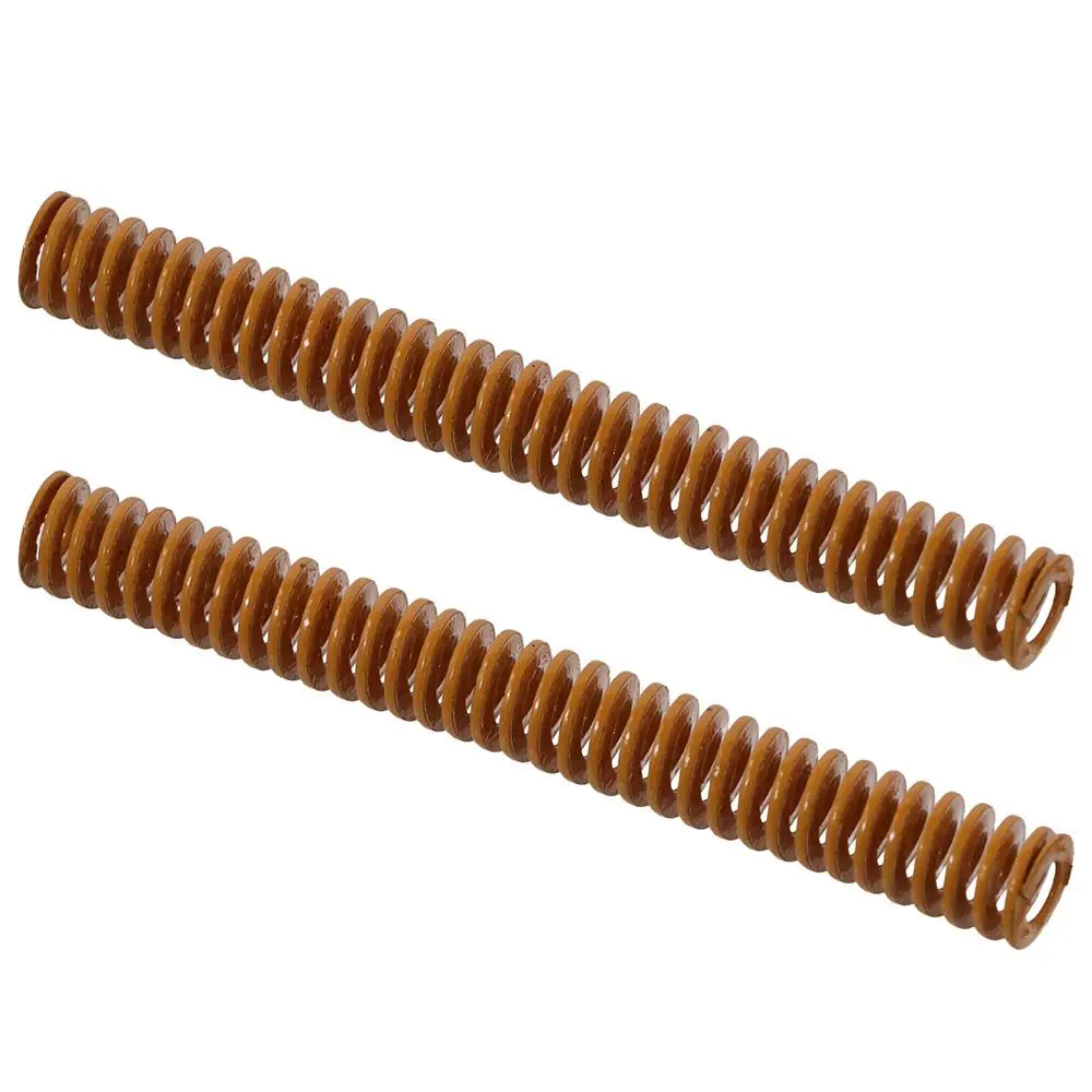 2Pcs Practical 8/10mm OD 3D Printer Die Spring Yellow Light Load Compression Springs Mould Die Springs 3D Printer Electric Part