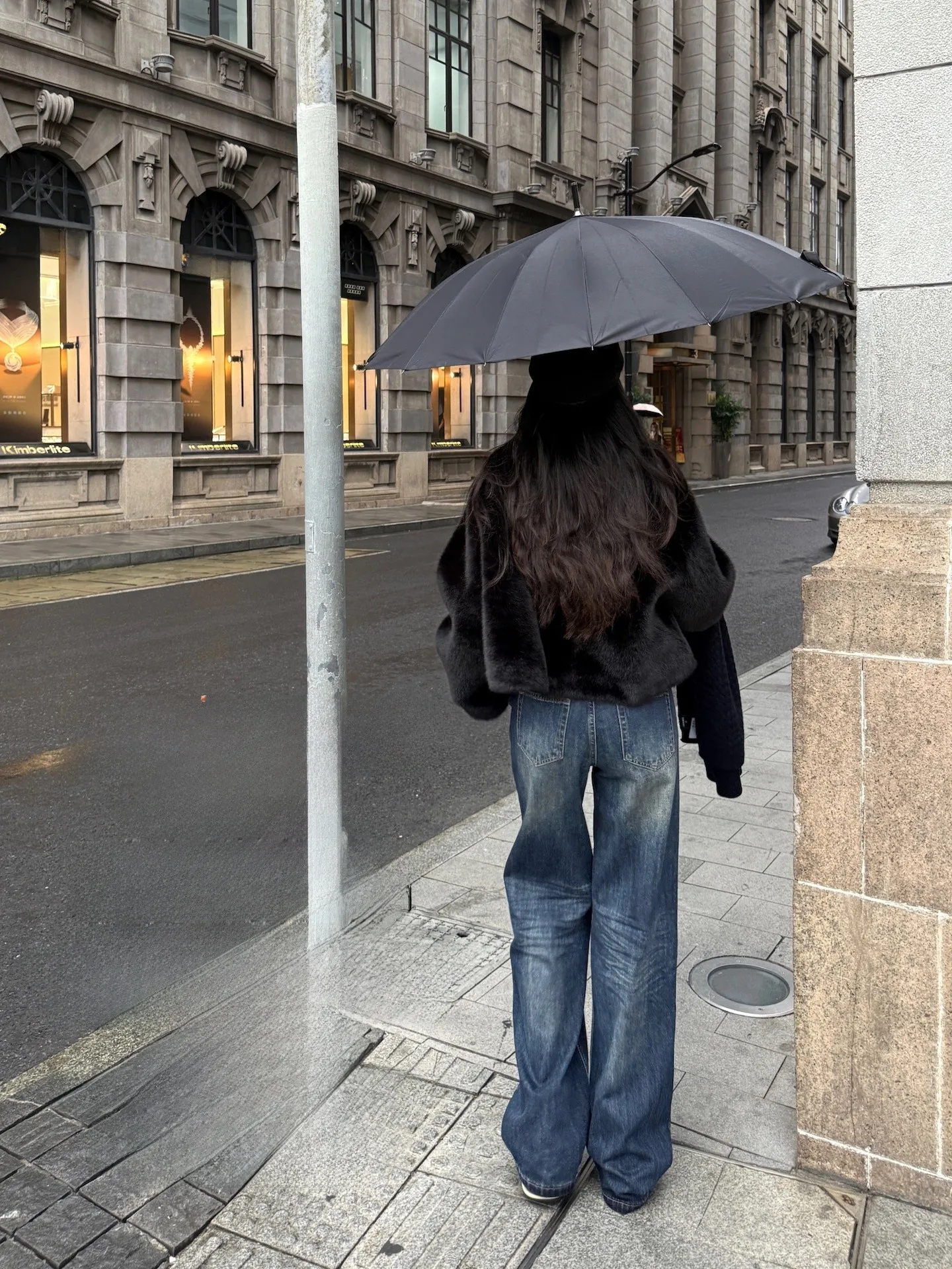 

Утягивающие прямые широкие джинсы с высокой талией, женские супер удлиняющие джинсы с эффектом ног, повседневные удобные джинсы Fem Faion