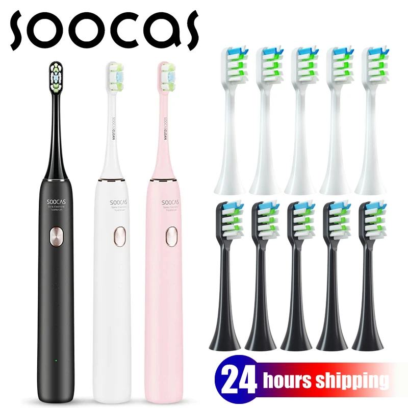 SOOCAS Sonic Electric Toothbrush X3U Upgrade X3S Smart Ultrasonic Tooth Brush Cleaner Adult Automatic IPX8 Waterproof