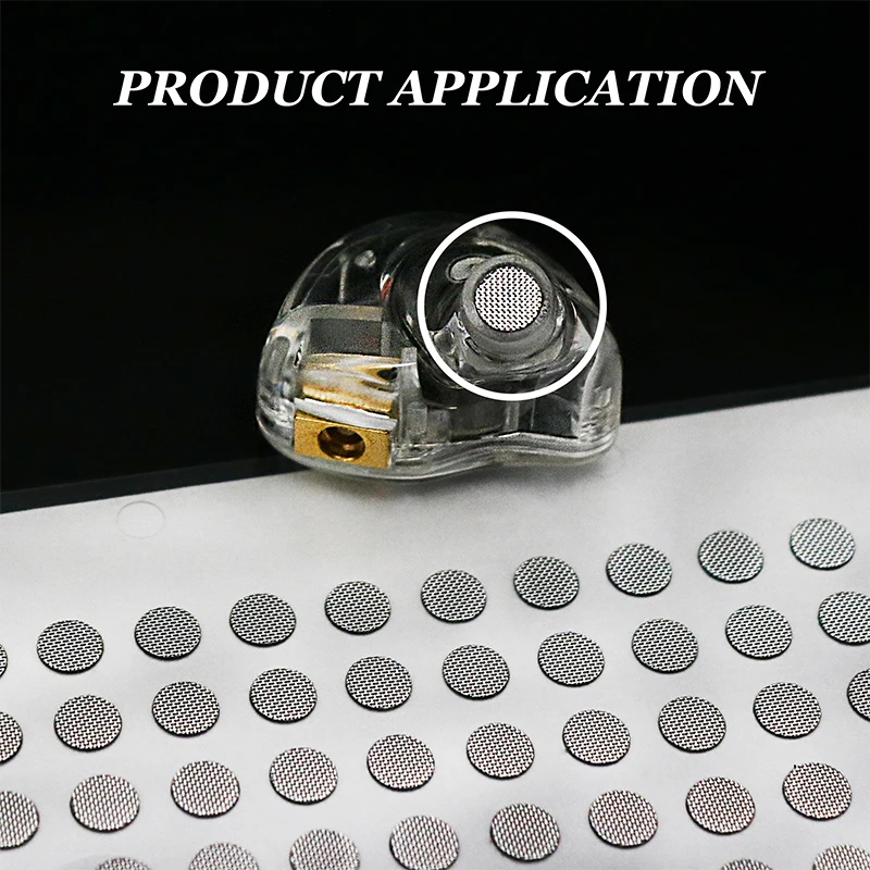 50Pcs Earphone Dust-proof Net 250 Eyes Φ4.1x3mm Mesh Net Filter In-ear Headphone Anti-dust Protector Cover Earphone Accessories